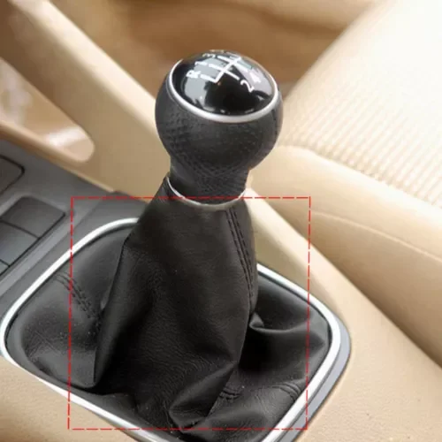 Dronehint PU Leather Car Gear Shifter Stick Gaiter Boot Dust Proof Cover Parts Universal  (For: GMC) Parts