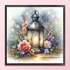 Flower Lanterns-11CT Stamped Cross Stitch 40*40cm/15.75*15.75in