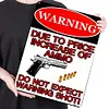 Warning - Vintage Metal Signs - 30*40cm - Warning