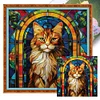 (Multi-Style) Flower Animal - 11CT Stamped Cross Stitch 50*50cm/19.69*19.69in(glass painting cross stitch)