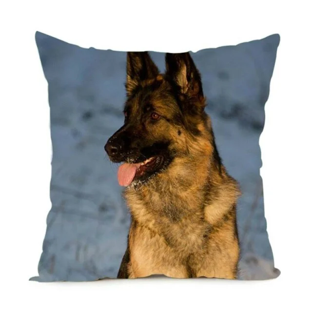 Linen Pillow Case - German Shepherd Dog