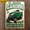 Personalized Garden Get Old Customized Classic Metal Signs