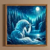 Einhorn - runder Bohrer Diamond Painting - 40*40cm