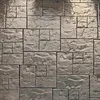 [US Local Warehouse] Concrete Texturing Skin 24x24in Concrete Stamps Mats Set 5 PCS Polyurethane Stamp Stone Tile Texture Mat for Walls/Floors