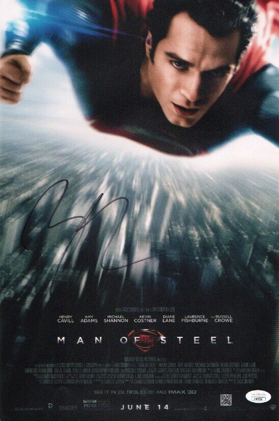 ZACK SNYDER Authentic Hand-Signed SUPERMAN ~MAN OF STEEL