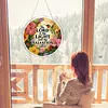 Diamond Painting Acrylic Single-Sided Drill Hummingbird Bible Verse Sign Pendant for Home Decor