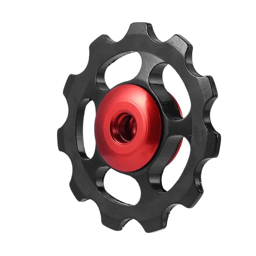 

MTB 11T Bicycle Rear Derailleur Wheel Ceramic CNC Road Bike Guide Roller, Red, 501 Original