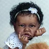 [Best Holiday Gift] 20" Della So Real Weighted African American Baby Toddler Doll Girl, Kids Play Gift - RBBI-Myrebornbabydoll&reg; Myrebornbabydoll&reg;
