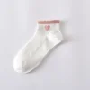 Lovely Bubble Edge White Socks for Girls Women Daily Wear 10 Pairs