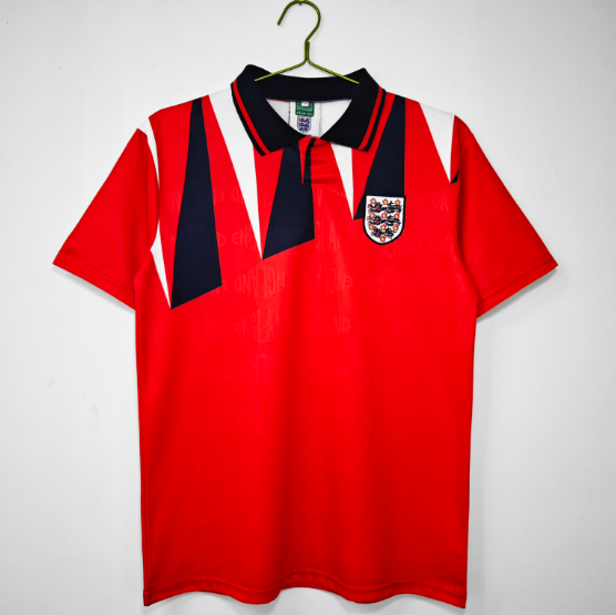Retro England 1992 Away Football T-Shirt Thai Quality