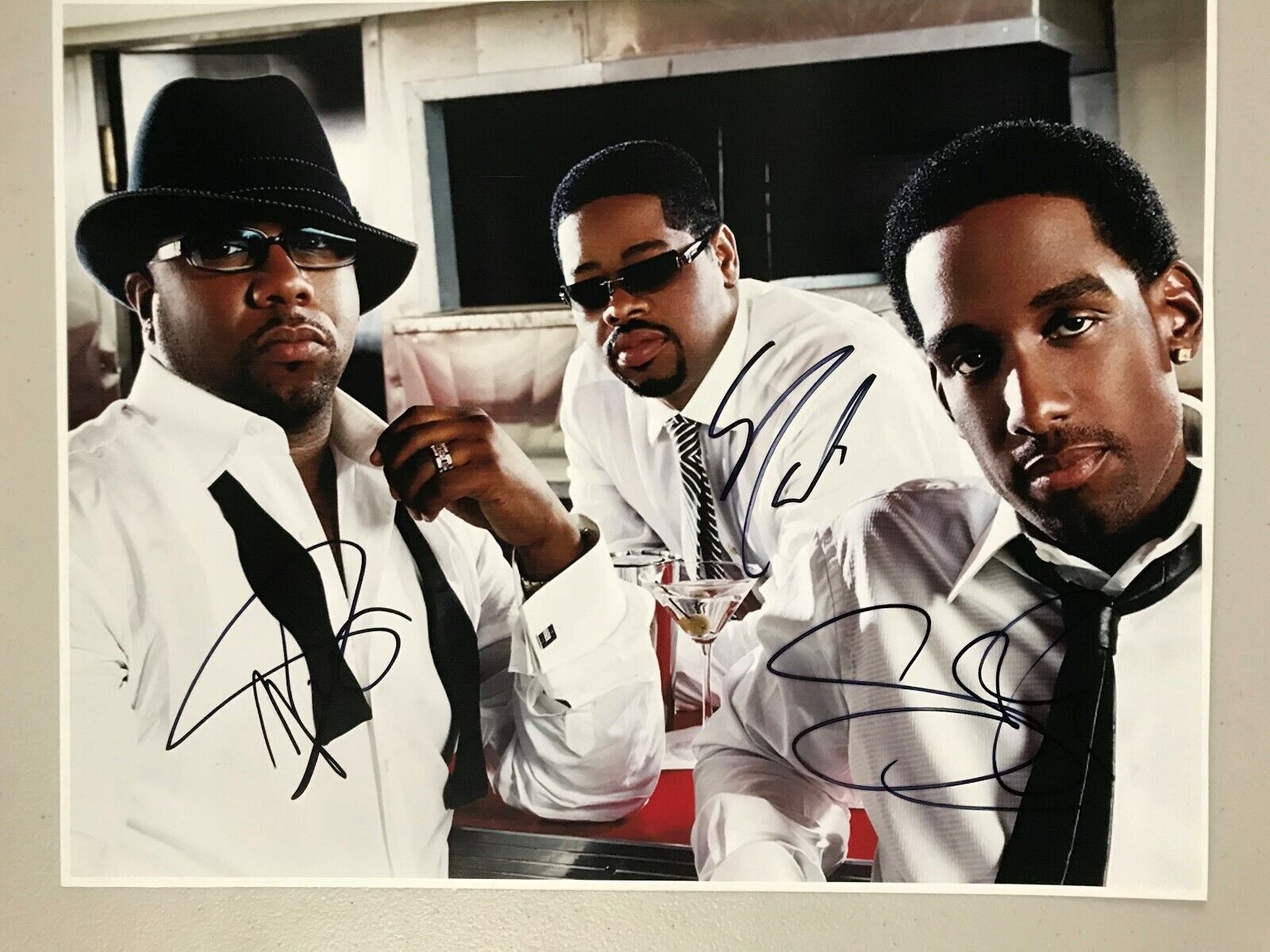 Boyz II Men autographed Photo Poster painting signed 11x14 #1 singers musicians