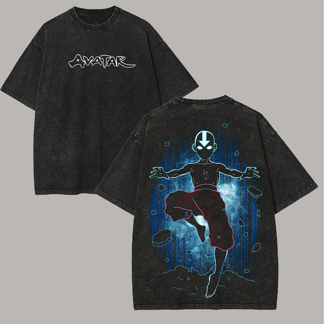 Avatar: The Last Airbender Printed Unisex Washed T-Shirt