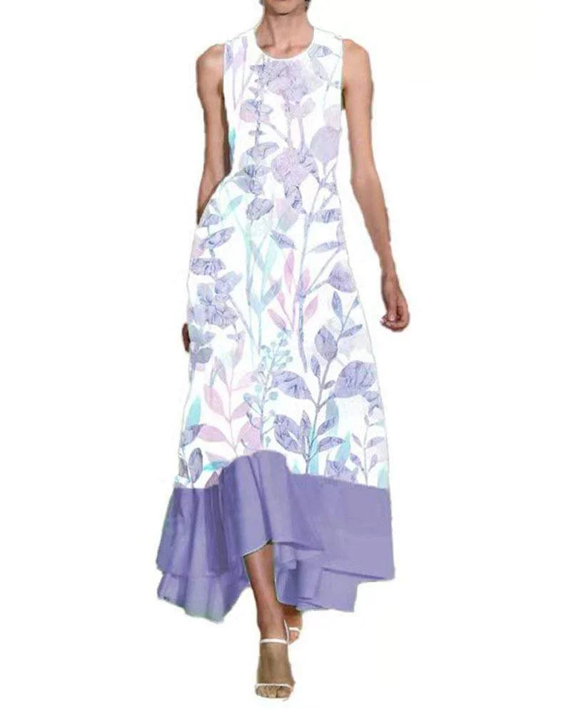 Floral Print Pocket Dress
