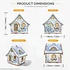 DIY Wooden House Diamond Art Painting Kit for Adults Home (Winter snowfield)