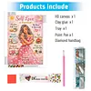 Self-Love Affirmation Art-Partial Special Shaped Diamond Painting 30*40CM