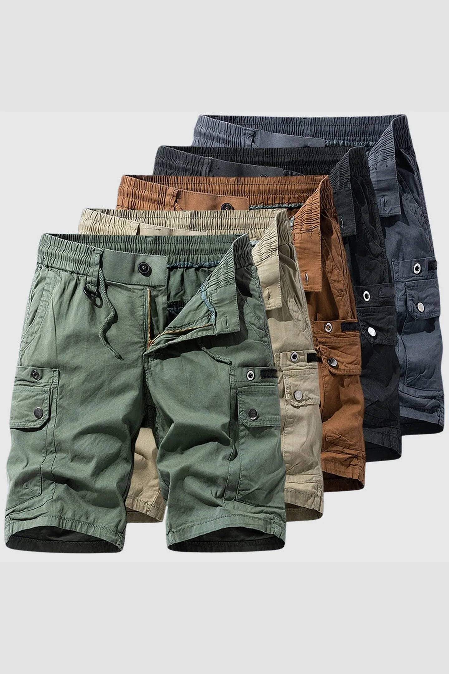 Men's Cotton Twill Cargo Shorts &ndash; Tailored Utility Fit