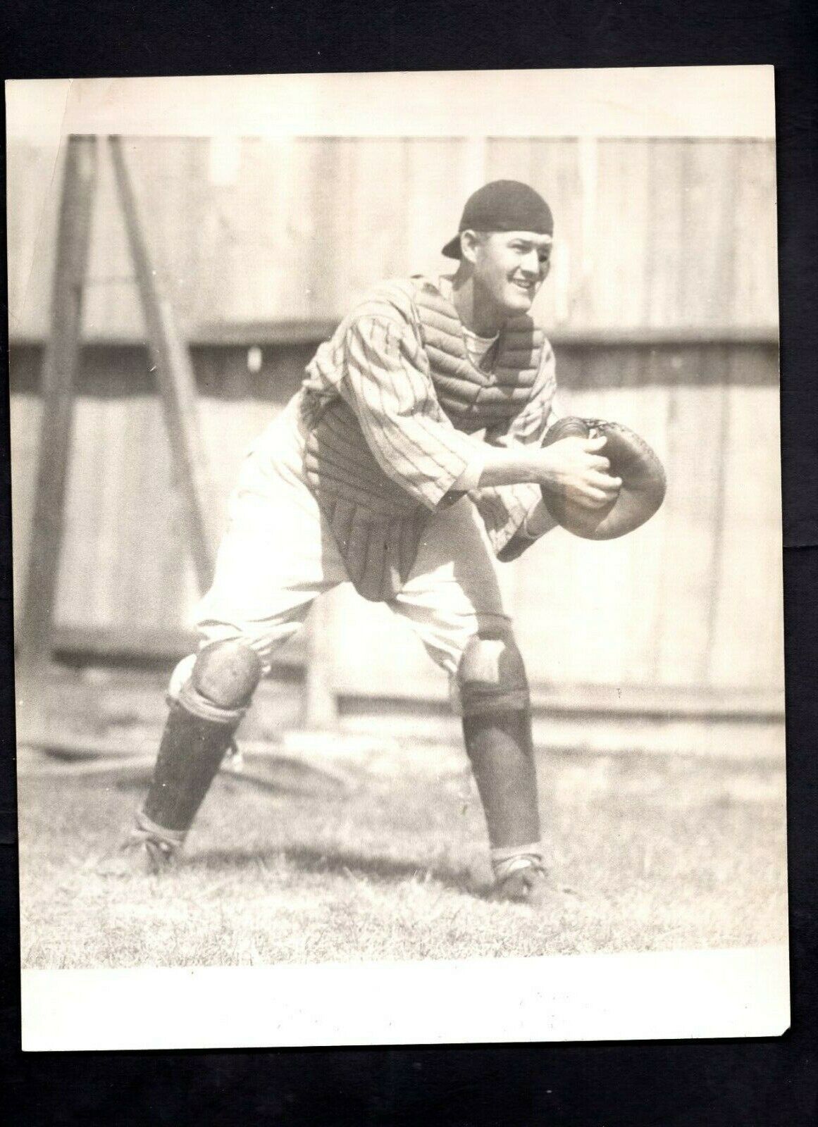 Chick Autry 1926 Type 1 Press Original Photo Poster painting Cleveland Indians