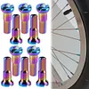10Pcs Bike Spoke Nipples 14G Colorful Spokes Nipples for Mountain Road Bicycles
