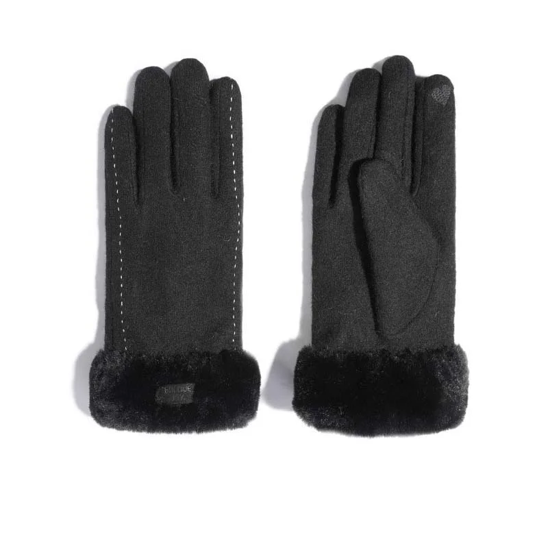 Letclo™ Winter Outdoor Plus Velvet Thick Warm Knitted Ladies Touch Screen Gloves letclo Letclo