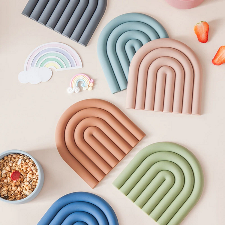 Rainbow Shape Silicone Heat insulation Pad | AvasHome