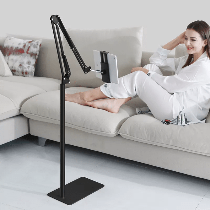 Premium Adjustable 360° Ipad & Tablet Floor Stand Holder
