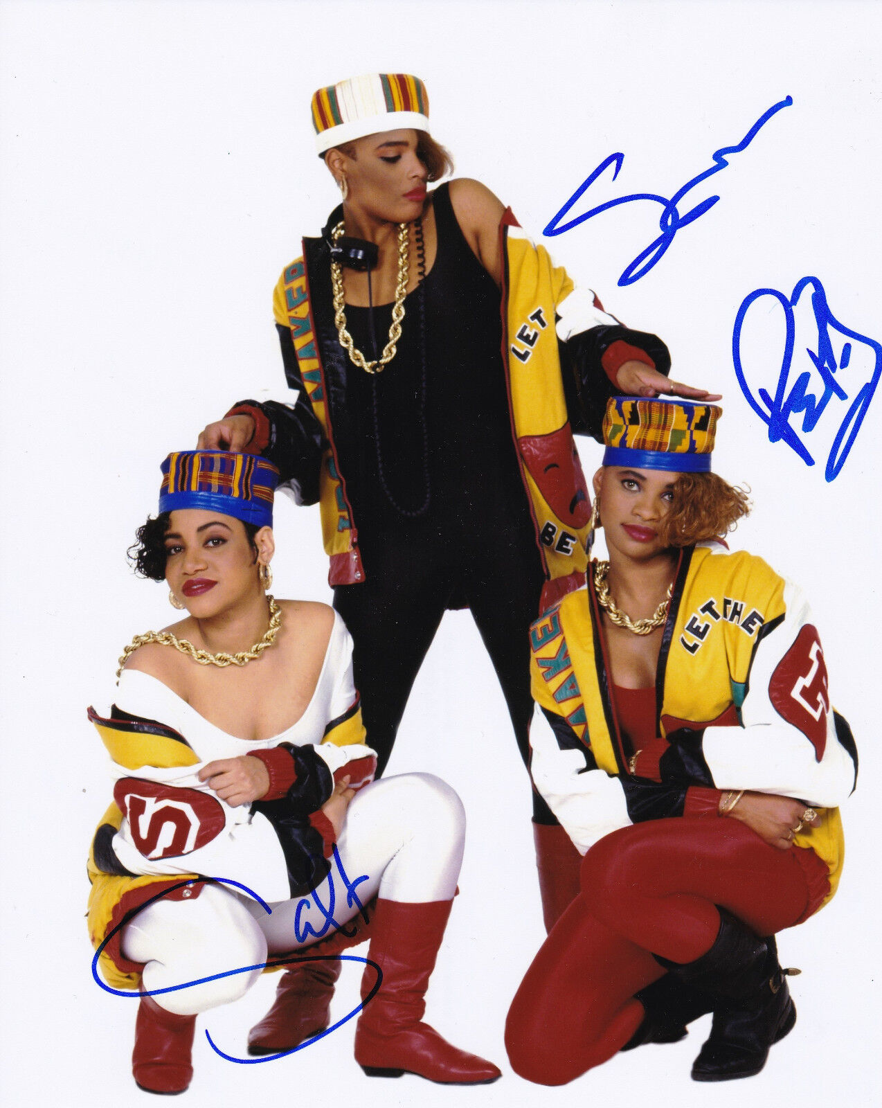 Signed 8x10 Photo Poster painting Salt N Pepa Rap Hip Hop Push It Shoop Video Proof Grammy Award