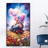 (40*70cm)Train - Full Round Drill Diamond Painting