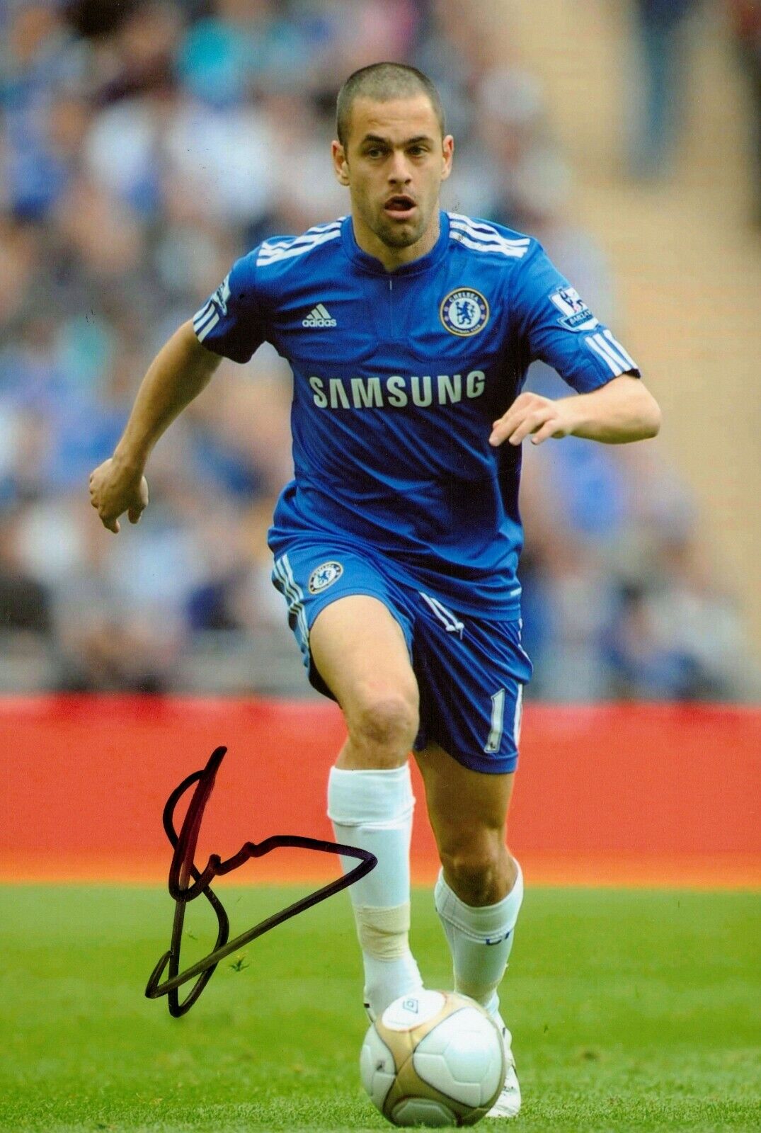 Joe Cole Signed 6x4 Photo Poster painting Chelsea West Ham United England Genuine Autograph +COA