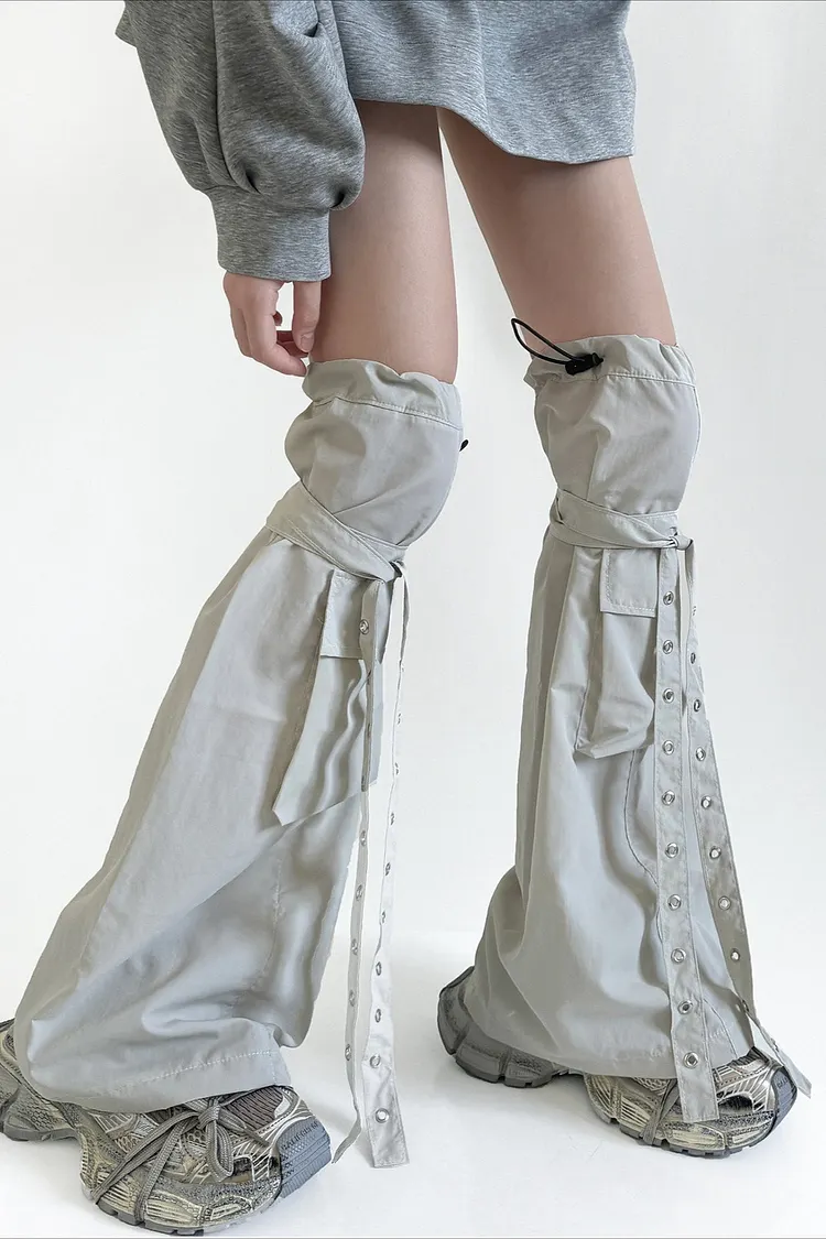 Drawstring Adjustable Cargo Leg Socks