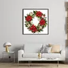 Christmas Wreath-11CT Counted Cross Stitch 40*40cm tapestrymarket