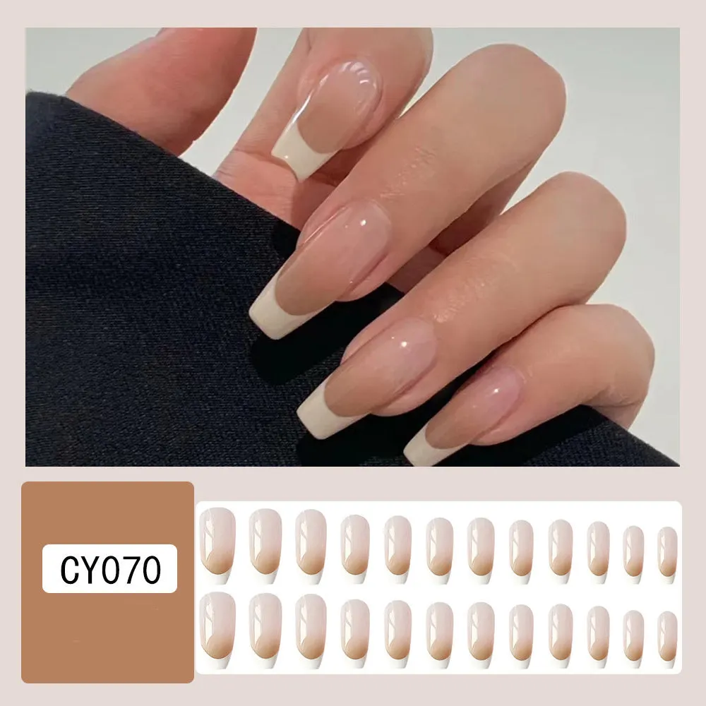 Women's Art Removable Fake Nail Wearing Armor Long Trapezoid Wearable Nail