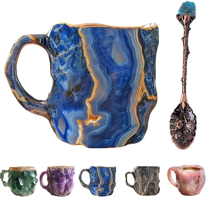 ☕2025 New Year's Sale 49% Off 🎁2024 New Mineral Crystal Coffee Mugs