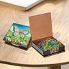 (US Local)Butterfly PU Diamond Painting Notecard Box Contains 150 Sheets of Paper