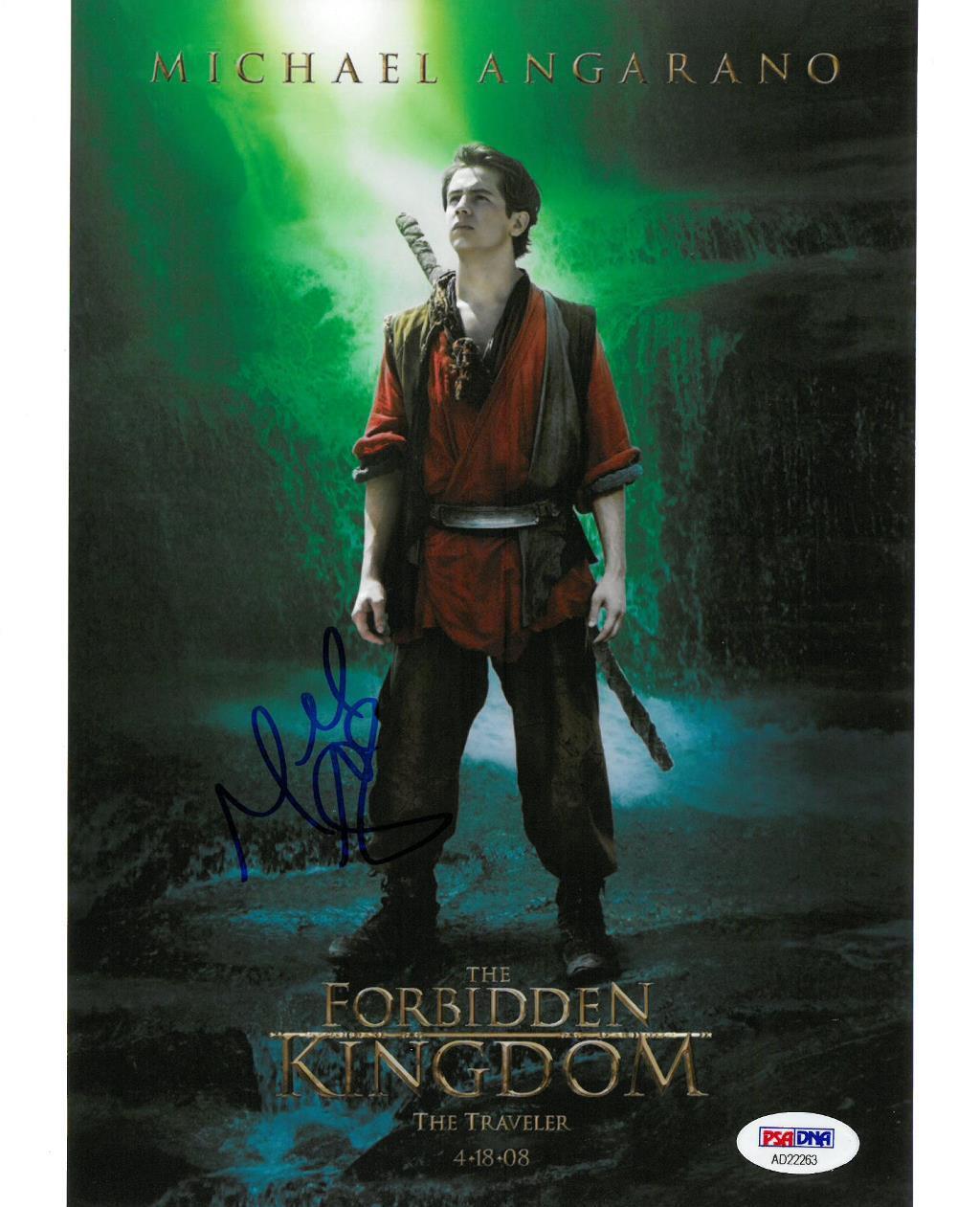 Michael Angarano Signed Forbidden Kingdom Autographed 8x10 Photo Poster painting PSA/DNA#AD22263