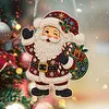 Santa Claus Acrylic DIY Diamond Painting Pendant Double-Sided Print Kit