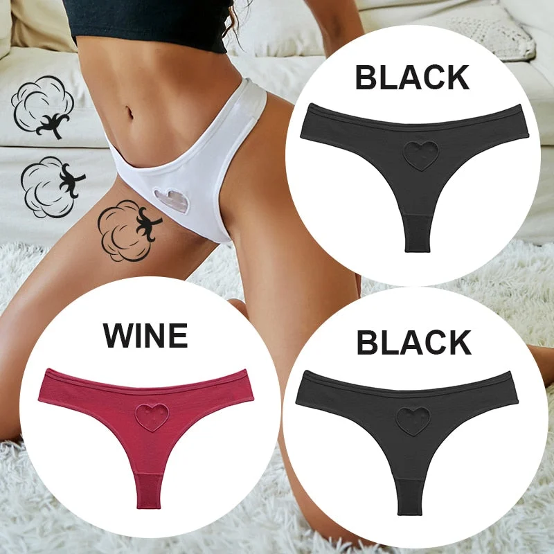 FINETOO 3PCS/Set S-XL Women Panties G-String Underwear Fashion Thong Lingerie Low Rise Panty Sexy Lace T-Back Woman Panties
