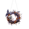 Diamond Painting Halloween Decorations Wreath Pendant for Home Window Wall