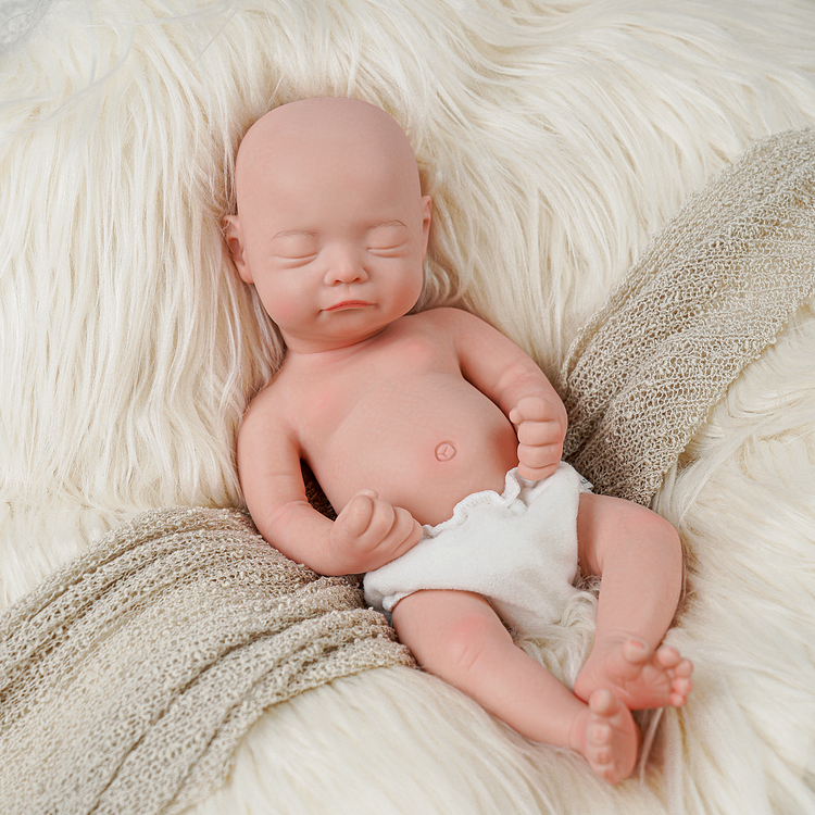 Babeside 12 Inches Full Silicone Sleeping Reborn Baby Girl Karen