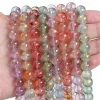 Ink Drop Crystal Glass Round Beads DIY Bracelet