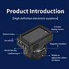 3 In Color Display Electronic Eyepiece Type-C Charging Adjustable Night Vision Eyepieces 26mm-46mm High-Definition Full-Color Telescope for Astrophotography Planetary Bird Watching