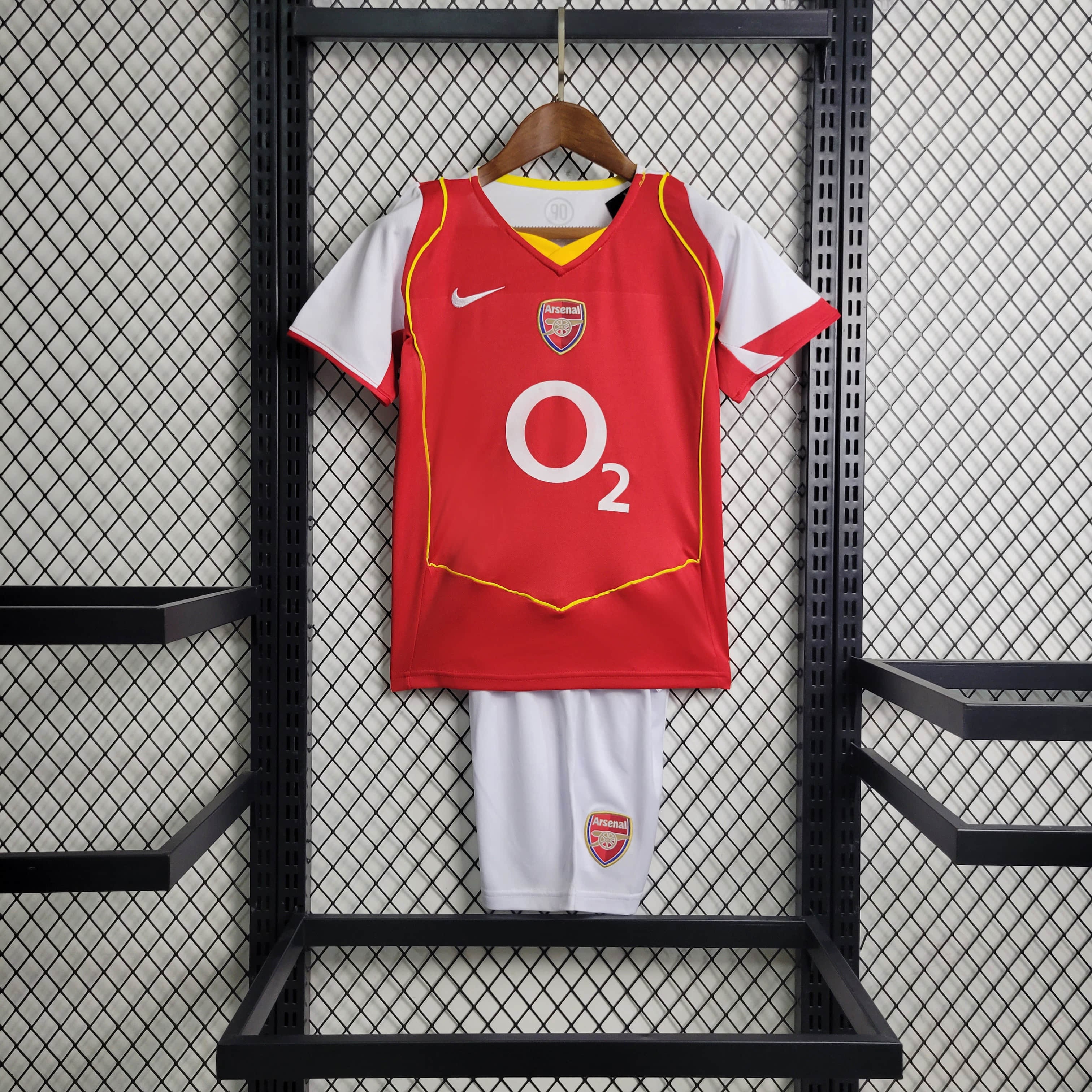 Retro Arsenal 2004-05 Home Stadium Kids Kit