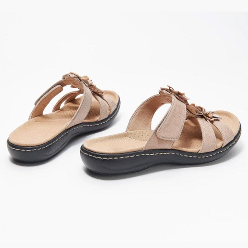 Clarkshoes Collection Comfort Soft Footbed Elastic Corrective Arch-Support Slide Sandalsï¼BUY TWO 