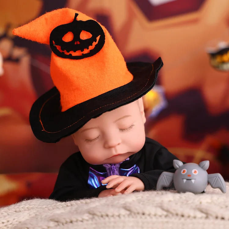 Babeside Noah 16" Realistic Silicone Halloween Baby Little Infant Boy Dress Up The Night