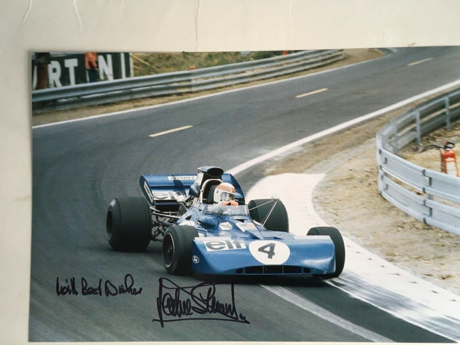 Sir Jackie Stewart Hand Signed 12 x 8 Photo Poster painting F1 Driver World Champion