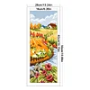 【Limited Stock Sale】Autumn Blessing-Partial 9CT Stamped Cross Stitch Bead Embroidery 16*40cm tapestrymarket