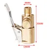 Car Tire Air Chuck Brass Inflator Pump Valve Clip Clamp Connector Adapter Nozzle