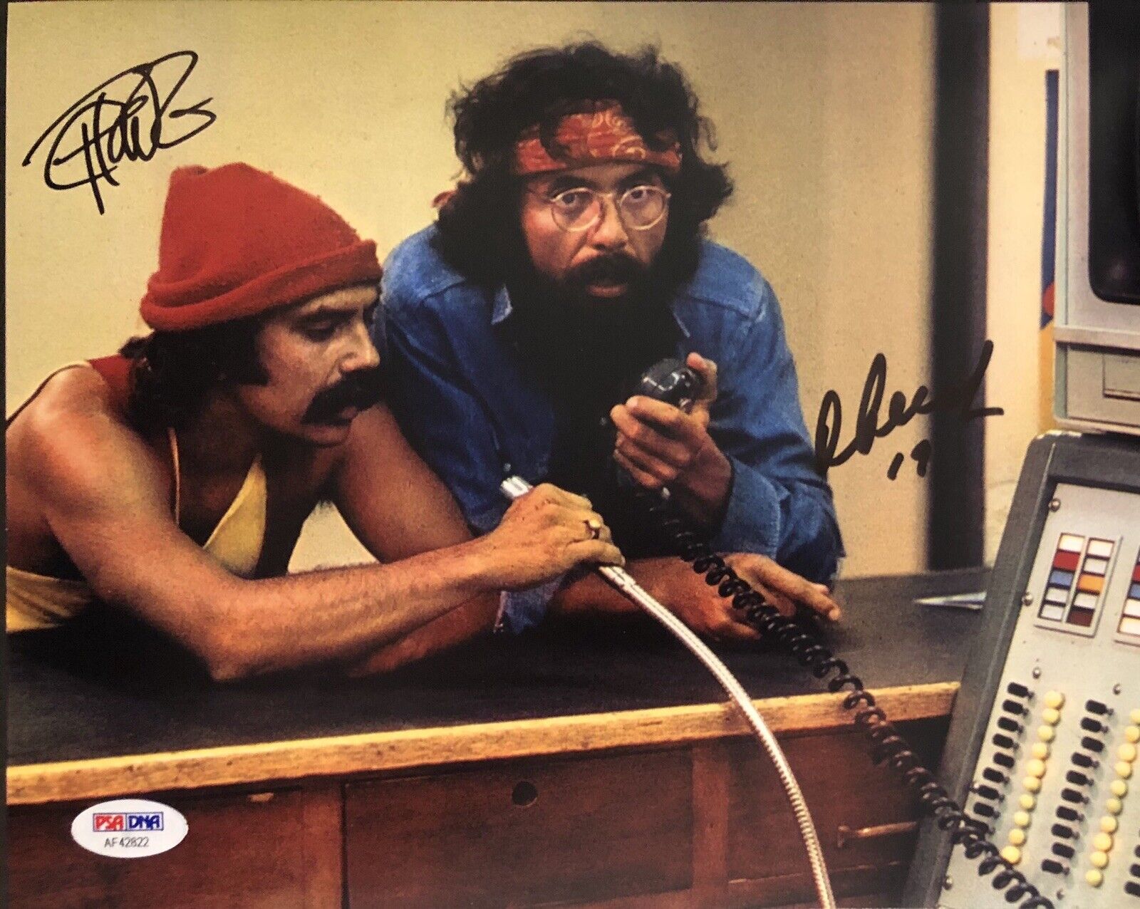 Cheech And Chong Signed 8x10 Photo Poster painting Up In Smoke Marin Chong Stoners Weed Psa/Dna