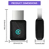 BT 5.3 Wireless Android Auto Car Adapter & CarPlay for Apple iPhone 8+ & Android