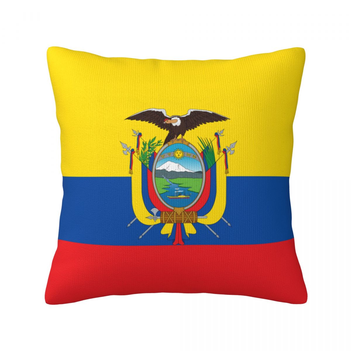 Ecuador Flag Pillow Covers 18x18 Inch