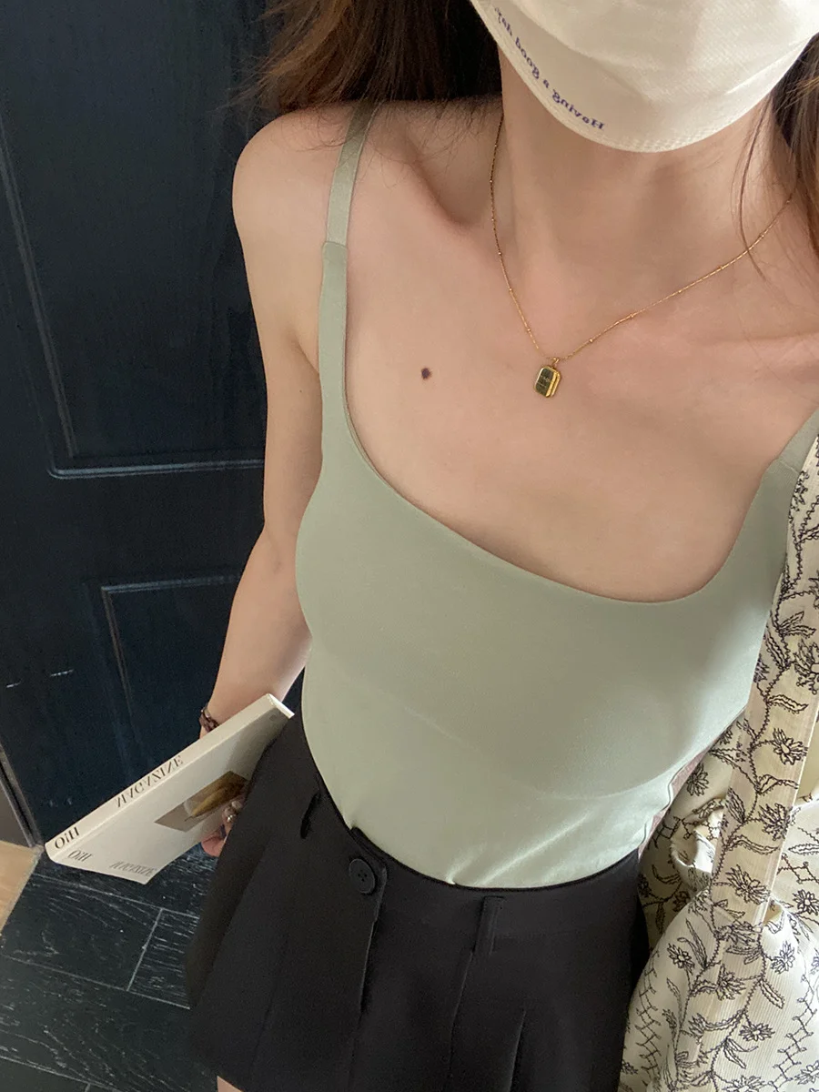 Sdrawing Sdrawing Morning With Chest Pad Temperament Generous Collar Slings Mid-Early Autumn New ZY1464